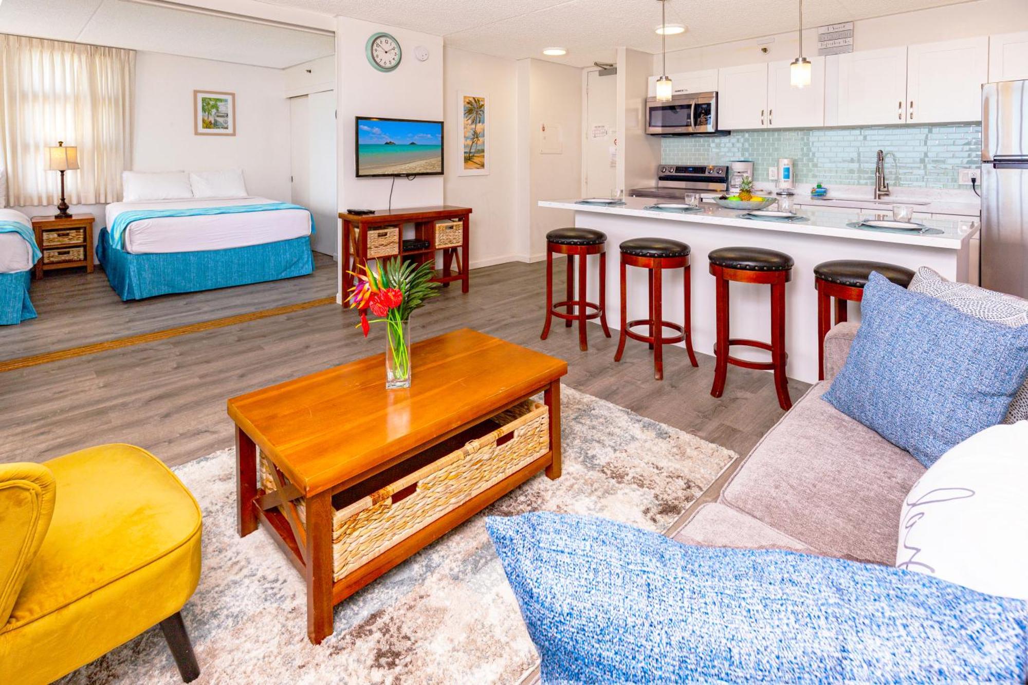 Renovated Ocean View Suite, Near Beach, Free Parking Honolulu Kültér fotó