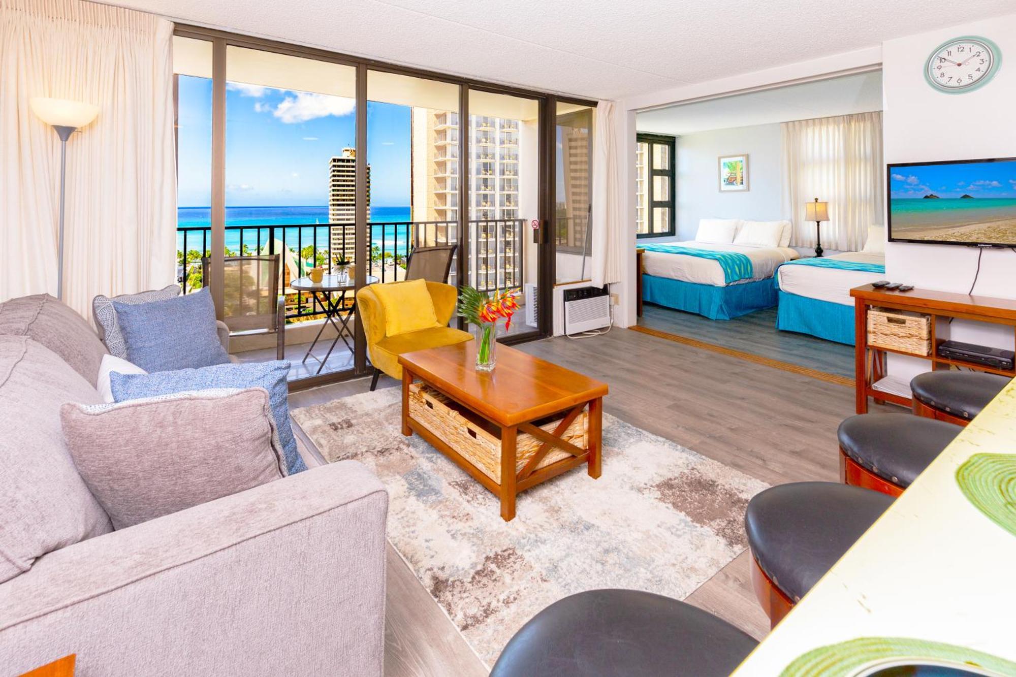 Renovated Ocean View Suite, Near Beach, Free Parking Honolulu Kültér fotó
